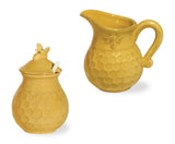 Boston International - Cream & Sugar Set - Honeycomb