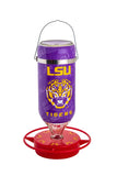 Hummer's Galore - 32 oz. Glass Hummingbird Feeder w/ UV Resistant Plastic Wrap - LSU