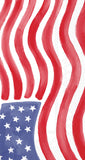 Boston International - Paper Guest Towel 16 Count - Stars & Stripes Stamp