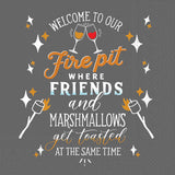 Boston International - 3-Ply 5" Cocktail Napkins 20 Count - Firepit
