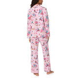 BedHead - Stretch L/S Pajama Set - Must Be Santa - Small