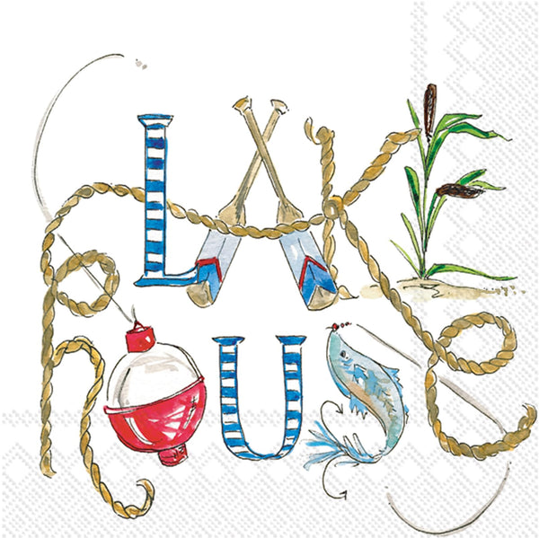 Boston International - 3-Ply 5" Cocktail Napkins 20 Count - Lake House Life