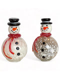 Gift Essential - Blown Glass Salt & Pepper Set - Snowmen