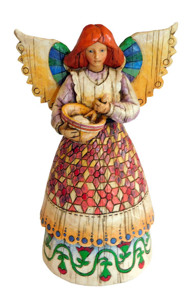 Jim Shore - Heartwood Creek - Angel of Contentment Mixing Statue