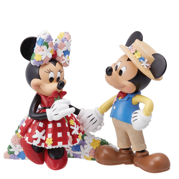 Enesco - Disney Showcase - Botanical Mickey & Minnie Mouse - 6.69"