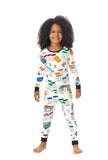 BedHead - Toddler L/S Jersey PJ Set - Gameboard - 2T