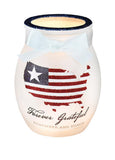 Stony Creek - 4" Glass USB Lighted Vase - Honor & Freedom