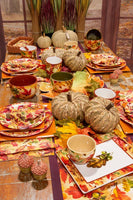 Boston International - Wicker Textured Pumpkin Décor - Large