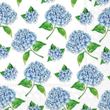 Boston International - 3-Ply 5" Cocktail Napkins 20 Count - Hydrangea Scatter