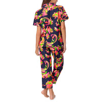 BedHead - S/S Woven Cotton Poplin Cropped PJ Set - Theodora - Small