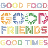 Boston International - 3-Ply 5" Cocktail Napkins 20 Count - Good Friends