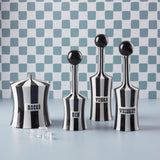 Jonathan Adler - Black & White Vice Decanter - Gin