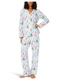 BedHead - Stretch L/S Pajama Set - Sugarplum Stripe - Small