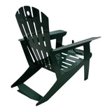 GC - Metal Adirondack Chair Corn Holder Squirrel Feeder - Hunter Green