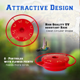 Hummer's Galore - 32 oz. Glass Hummingbird Feeder w/ UV Resistant Plastic Wrap - Kentucky Wildcats