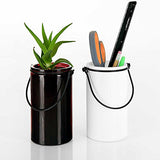 Couronne - Calypso Glass Planter/Lantern 16 Oz. - White Matte