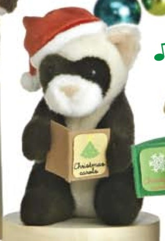 Aurora - Wildlife Carolers - Mini Fancy Pals - Christmas Santa - Christmas Carols