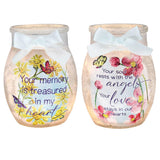 Stony Creek - 4" Glass USB Lighted Jar w/Ribbon - Treasured Memories