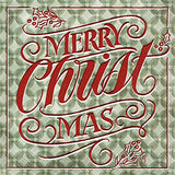 Boston International - 3-Ply 5" Cocktail Napkins 20 Count - Christmas Flourish