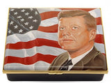 Halcyon Days - Enamel Trinket Box - President John F. Kennedy 50th Anniversary