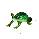 HomArt - Green Glass Frog - 1.75"