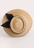 Tula Hats - Women's - Joliet Black Bow Palm Hat