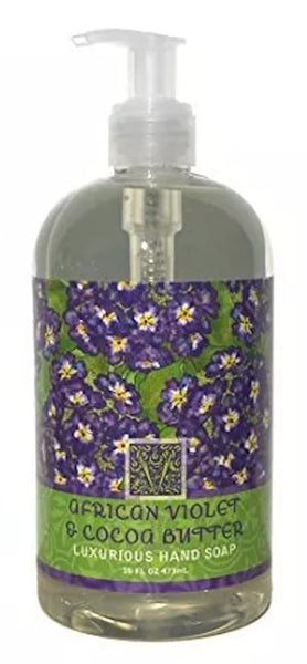 Greenwich Bay Trading Co - Scented Liquid Hand Soap - 16 Ounce Bottle (African Violet)