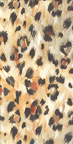 Boston International - Paper Guest Towel 16 Count - Leonard the Leopard