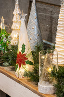 Boston International - LED Small Christmas Tree - Champagne & White