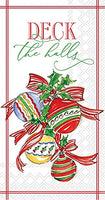 Boston International - Paper Guest Towel 16 Count - Christmas Bells