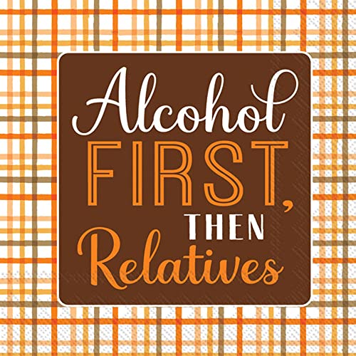 Boston International - 3-Ply 5" Cocktail Napkins - Alcohol First