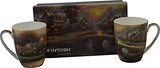 McIntosh Trading - Set of 2 Mugs - Kinkade Lamplight Village
