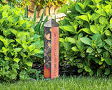 Studio M - 20" Art Pole - Floral Welcome