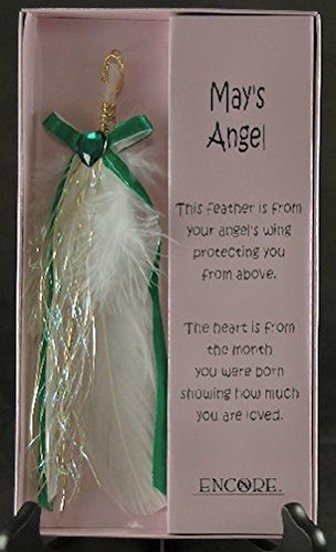 Encore - An Angel's Touch - Inspirational Gift - Feather Charm - May