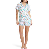 BedHead - Stretch Short Sleeve Shorty PJ Set - Regatta - X Small