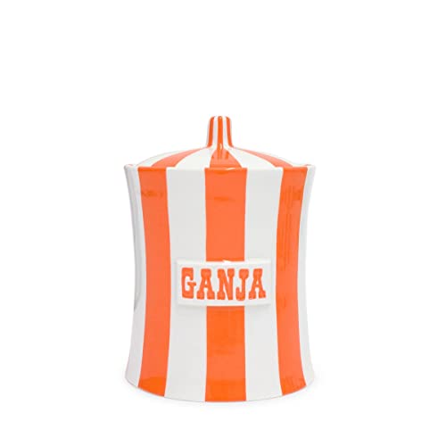 Jonathan Adler - Canister - Vice - Ganja - Orange/White