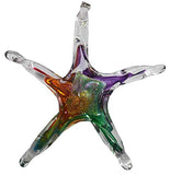Luke Adams - Suncatcher - Large Twisted Star - Violet