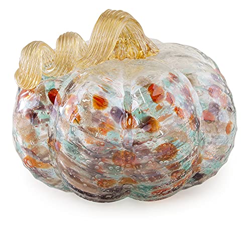 Boston International - Large Glass Pumpkin - Mottled