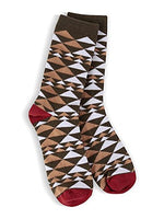 World's Softest Socks - Plaid Crew - Peak Triangle - 2-4y