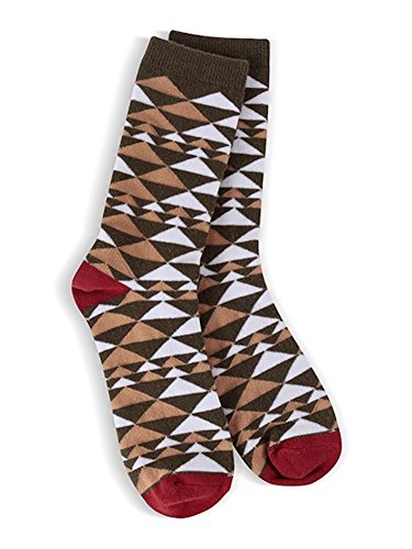 World's Softest Socks - Plaid Crew - Peak Triangle - 2-4y