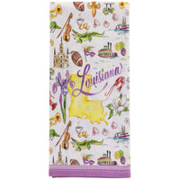 Boston International - 28x18 Tea Towel Set of 2 - State Collection - Louisiana