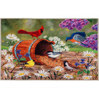 Olivia's Home - 32" x 22" Accent Rug - Bird Seed Barrel