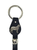 Belsnickel - 15" Training Strap - Black Strap w/ 6 Bells - Dog Charm