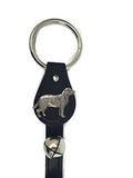 Belsnickel - 15" Training Strap - Black Strap w/ 6 Bells - Dog Charm