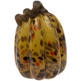 Boston International - Large Glass Pumpkin - Harvest Gold