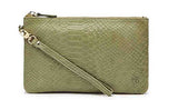 Mighty Purse - Clutch Purse w/Phone Charger -  Reptile Green