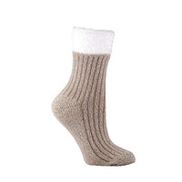 MinxNY - Double Layer Corduroy Socks - Shea Butter Infused - Tan