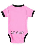 Lazy One - Infant Creeper - "I Sleep In The Dark" - Pink - 18M