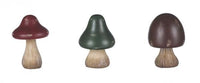 Ganz - Outdoor Garden Fantasy - Mushroom Figurines - Set of 3
