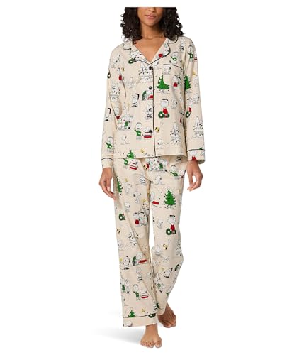 BedHead - Stretch L/S Pajama Set - Peanuts Celebration - Large